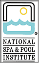 Photo of logo for Pool and spa service certification for National Spa & Pool Institute